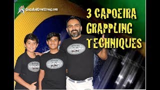 3 Capoeira Grappling Techniques: Takedown, Pin, and Escape