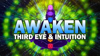 852 Hz Awaken Third Eye ! Manifest Psychic Ability & Intuition ! Activate Magical Powers