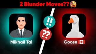 Can Mikhail Tal Bot Defeat Goose Chess Bot?? Blunder Move🥵🥵