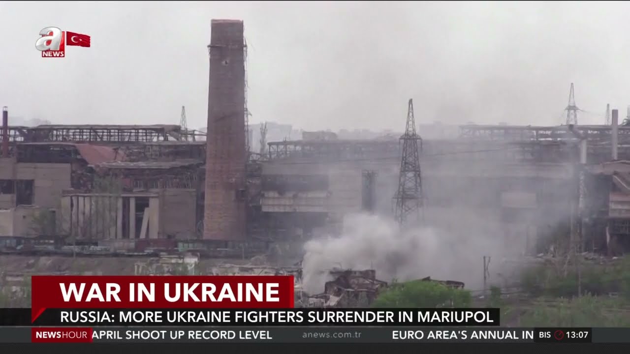 Russia: More Ukraine Fighters Surrender In Mariupol - YouTube