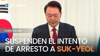 COREA DEL SUR | Suspenden el intento de arresto contra el presidente surcoreano