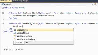 Visual Basic #3 - How to make a Web Browser