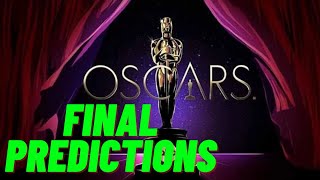 Final 2022 Oscar Winners Predictions!