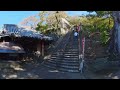 360°vr 西国三十三所　第二番札所 紀三井寺　桜門から本堂までの階段。saigoku thirty three temples second temple kimiidera