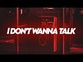 Besomorph & HALUNA - I Don't Wanna Talk