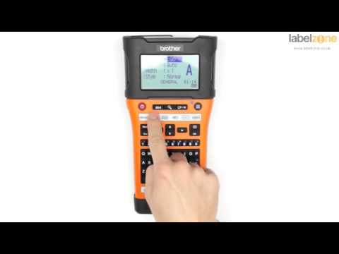 Brother P-Touch E550W : Changing Font & Style Brother P-Touch E550W : Changing Font & Style