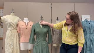 Examining 1940s Dresses and Jackets (and Some Carved Platform Shoes, Too!)