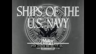 "THE BLUEJACKET'S MANUAL"  1942 U.S. NAVY RECRUITING FILM   NAVY SHIPS & AIRCRAFT   21674