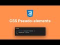 CSS Pseudo-Elements Explained ✨ | Master ::first-line, ::first-letter & More in 6 minutes!