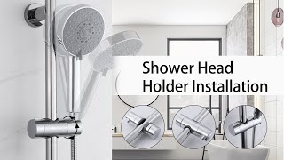 Model PB4 | How to Install a KES Bathroom Adjustable Shower Holder