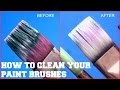 How To Clean Your dried acrylic Paint Brushes | 2017 How To Clean Your dried acrylic Paint Brushes | 2017