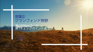 【車載動画】第3回グランフォンド熊野 第1チェックポイントまで