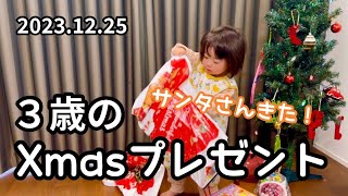 ３歳のクリスマスプレゼント🎁アンパンマンレジ＆カーズ整備トレーラーに大興奮！