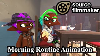 [Splatoon SFM Animation] Morning Routine