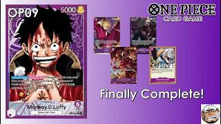 (OP09) Purple Luffy is Finally Complete! Gum-Gum Giant is INSANE