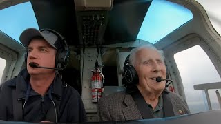 95-Year-Old's Emotional Helicopter Tribute to Late Wife