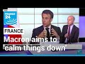 Macron aims to 'calm things down' in address to France over pension changes • FRANCE 24 English