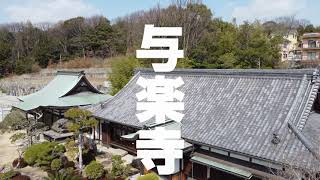 【空撮　与楽寺　初春】　ドローン４K　DJI mini2　Yoraku Temple