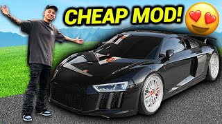 THIS CHEAP MOD COMPLETELY CHANGED MY AUDI R8!!!