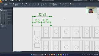 Autodesk Inventor: การกำหนดขนาดแบบ ใช้พิกัดเดียวกัน (Ordinate Dimension)