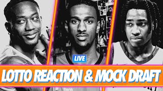 No Ceilings 2024 NBA Lottery Reactions & Mock Draft