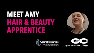 #NAW2022 Amy, Hair & Beauty Apprentice