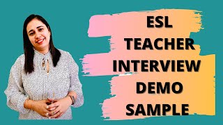 Elementary school teacher /primary school science demo sample with Suchita