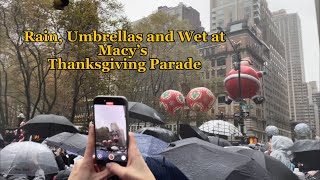 Umbrellas Spoiled our 1st time watching Macy’s Thanksgiving Parade 2024