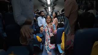 Tera krishan kala ri 🙏 #public #train #ytshort #shorts #short #ytshorts #viral #jaishreeshyam #baba