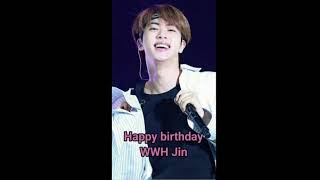 അവൻ എപ്പോഴും മധുരപതിനേഴല്ലേ happy birthdaY WWh jin oppa🥳🥳🥳💜