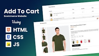 How To Add To Cart Shopping in HTML CSS & Javascript