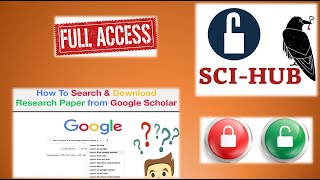 How to download Research Papers | Google Scholer | Sci-hub | Free excess