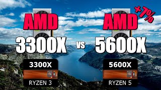 3300X vs 5600X - 2060S 💥 CSGO 💥 Fortnite 💥 PUBG 💥 GTAV 💥 Overwatch.