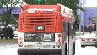 720p⁶⁰ New Flyer Xcelsior XN40 1988 CNG n4 Bus @ Freeport LIRR Station