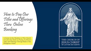 HOW TO PAY OUR TITHE AND OFFERINGS THRU ONLINE BANKING
