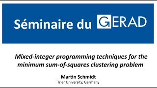 Mixed-integer programming techniques for the minimum sum-of-squares clustering problem