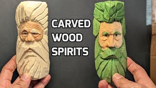 HOW I CARVED WOODSPIRITS TWO BROTHERS