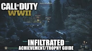 Call of Duty WW2 - Infiltrated Achievement/Trophy Guide - Mission 10: Ambush