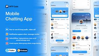 Chat App Flutter | Flutter Firebase Chat App With Push Notifications | Group Chat | Real Time Chat