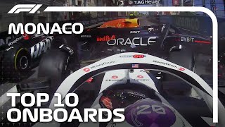 Ocon & Gasly's Dramatic Collision And The Top 10 Onboards | 2024 Monaco Grand Pr