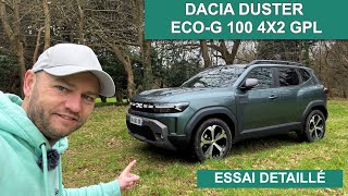 DACIA DUSTER 2024 ECO-G 100 4X2 LPG DETAILED TEST