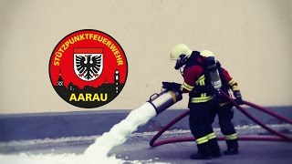 Stützpunkt-FW Aarau: Einsatzübung ABC