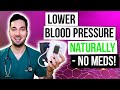 How to lower blood pressure immediately and without medicine