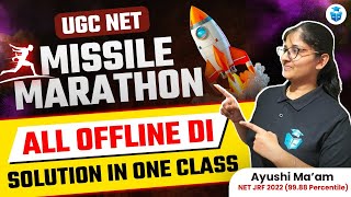 UGC NET Paper-1 Marathon | Data Interpretation | All Offline DI Solution in One Class | Ayushi Mam