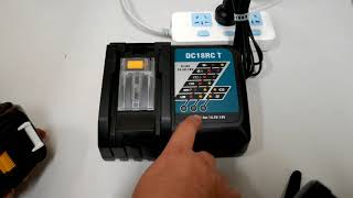 How to use DC 18RC T (for Makita) Battery Charger