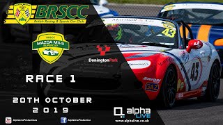 2019 BRSCC TCR UK/ TCT Weekend @ Donington - Mazda MX-5 SuperCup Sunday Race 1 (LIVE)