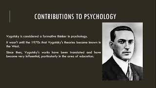 Lev Vygotsky's biography.