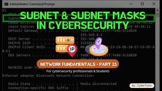 Subnets & Subnet Masks Explained in 5 Minutes | Networking Fundamentals for Cybersecurity Students