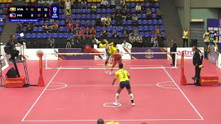 Myanmar vs Philippines - Group C - Double - Premier -  ISTAF SEPAKTAKRAW WORLD CUP KUALA LUMPUR 2…