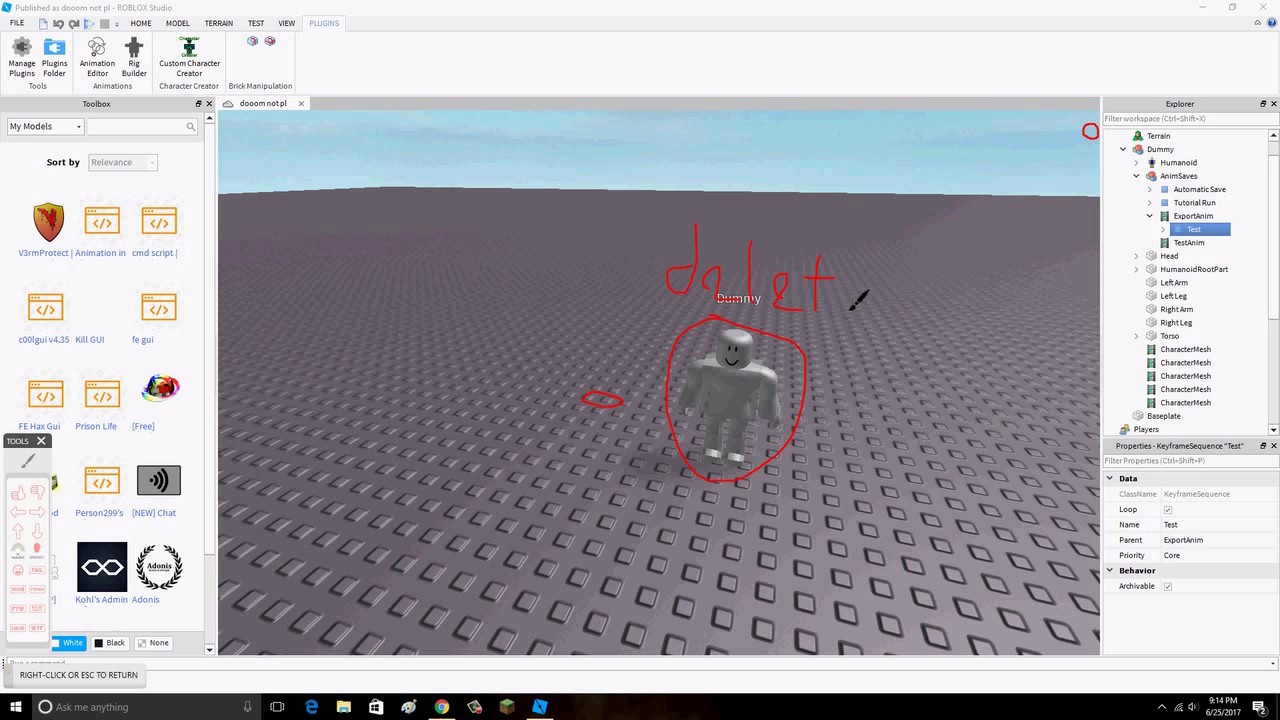 How To Make A Run Animation In Roblox! - YouTube